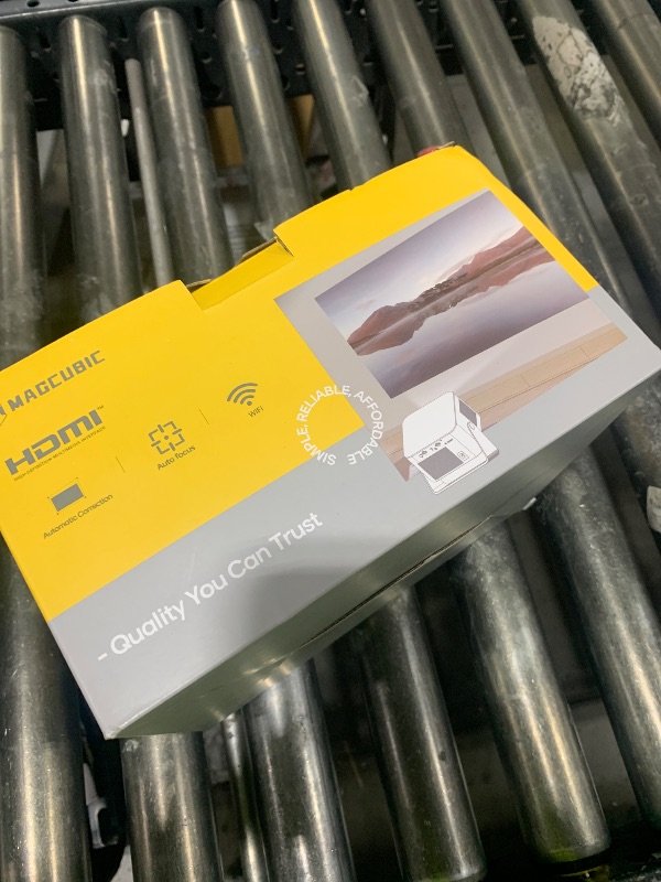 Photo 1 of Smart Projector with 4K 8K Support, Mini Projector with Wifi6 and Bluetooth5.4, 600 ANSI, Auto Focus & Obstacle Avoidance 1080P Portable Movie Proyector for Home Outdoor, Magcubic HY350Max