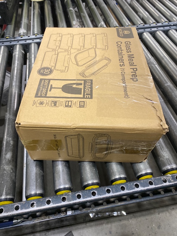 Photo 1 of [8-Pack,30 oz]Glass Meal Prep Containers,Glass Food Storage Containers,Airtight lunch Containers with Lids, Microwave, Oven, Freezer and Dishwasher