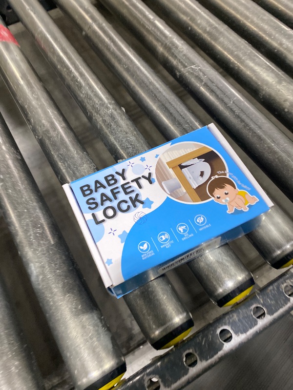 Photo 1 of 10 Pack Magnetic Cabinet Locks for Child Safety, Drawer Locks Baby Proofing, Magnetic Door Safety Locks for Cabinets and Drawers, Easy Installation No Tools Required (10 Pack and 2 Keys)