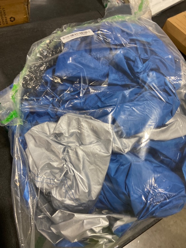 Photo 1 of 10×10FT Canopy Tent Replacement Top, Instant Pop Up Canopy Straight Leg Replacement Cover for Outdoor Garden Picnic, Camping(Blue, 10x10FT)