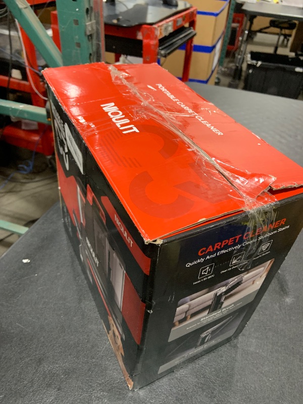 Photo 1 of Portable Carpet and Upholstery Cleaner, 15Kpa Spot Cleaner Machine for Pets, Furniture Cleaner for Sofa, Area Rugs, Couch and Car, Carpet Cleaning Machine with Dual Brush Heads & Self-Cleaning System