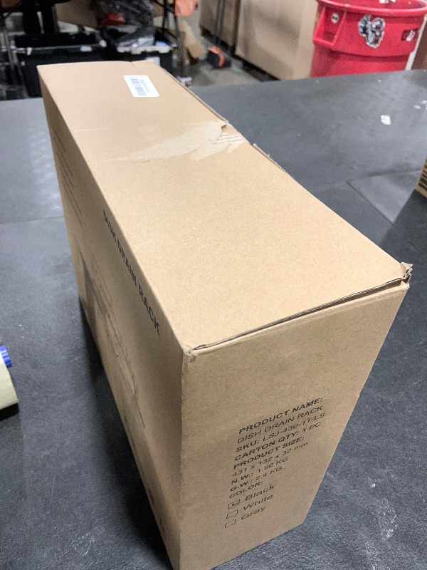 Photo 1 of Expandable Dish Drying Rack, Dish Racks for Kitchen Counter, Stainless Steel 304, Flip-Top Retractable Plate, Multi-Directional Adjustable Dish Rack, Space Saving Large Drying Rack Kitchen, Black