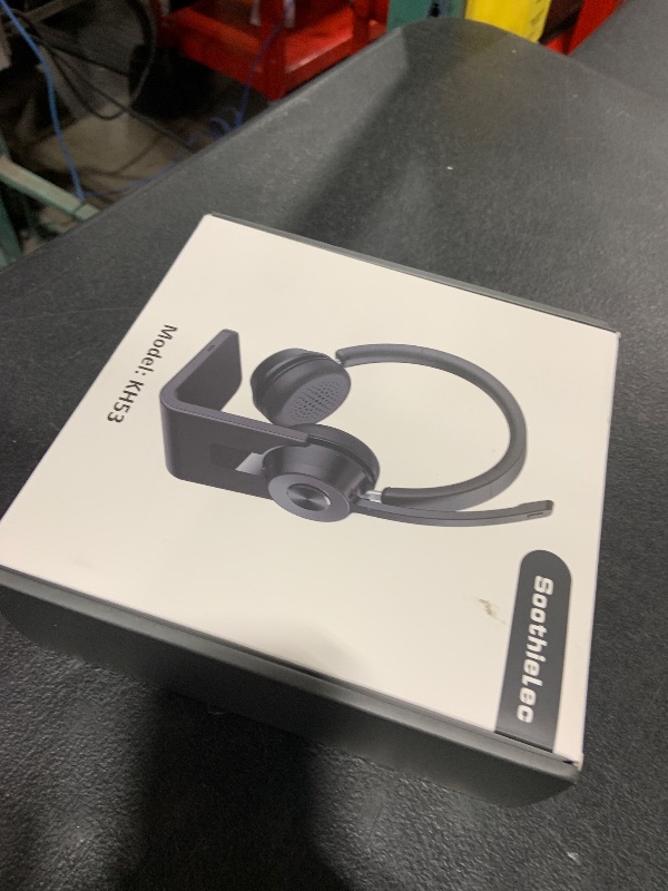 Photo 1 of (Upgraded Version) Wireless Headset, Bluetooth Headset with Noise Cancelling Microphone, Best Headphones with Mic Mute & USB Dongle for PC/Computer/Laptop/Cell Phones/Remote Work/Call Center