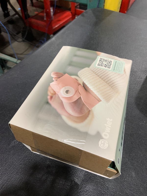 Photo 1 of Owlet Dream Sock - FDA-Cleared Smart Baby Monitor - Track Live Pulse (Heart) Rate, Oxygen in Infants - Receive Notifications - Dusty Rose