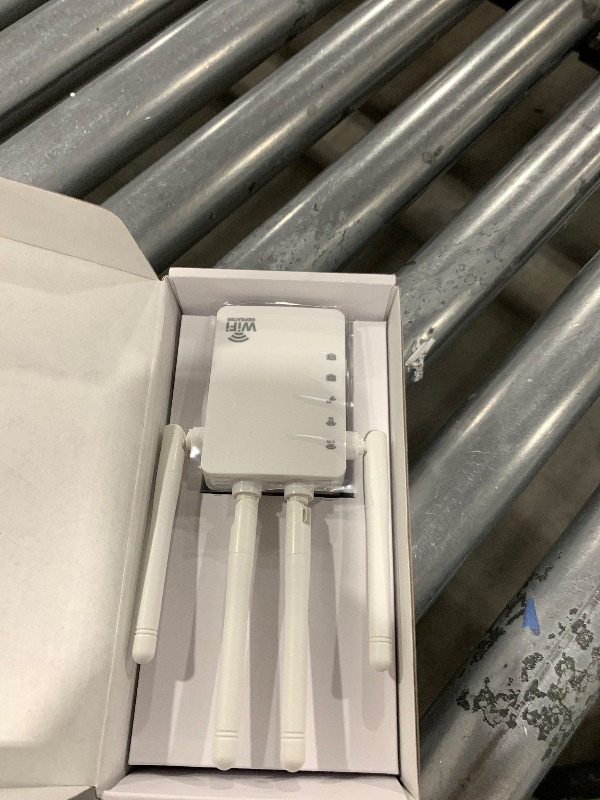 Photo 1 of 1.2Gbps Dual Band WiFi Extender, EasyMesh Compatible, 12880 Sq.Ft Coverage, WiFi Extender Signal Booster Supports 105 Devices with one Ethernet Port