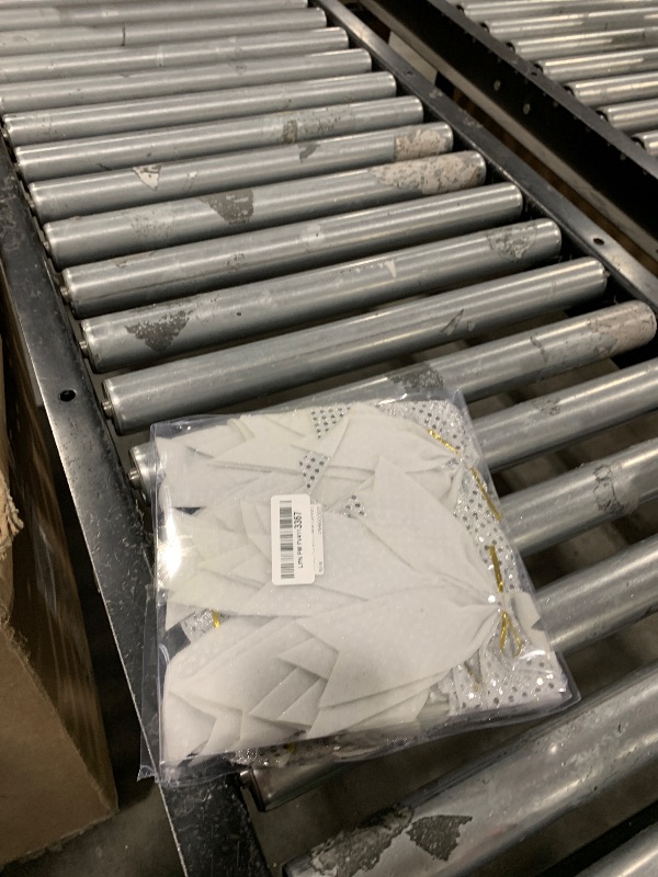 Photo 1 of CN 30 Pcs Christmas Tree Bows, Silver Christmas Bows for Present, Bow Tie Ribbon Twist Tie Xmas Tree Ornaments Bows for Gift Wrapping Wreaths Decorations (Silver)