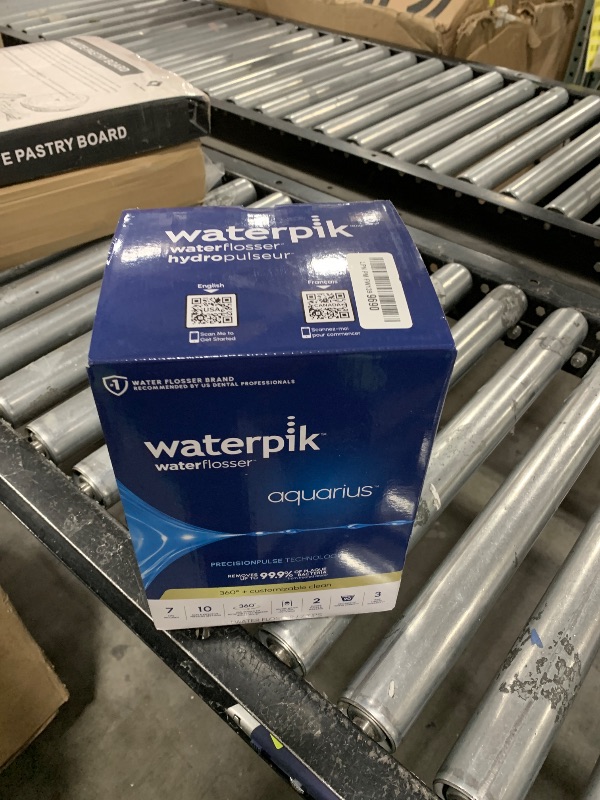 Photo 1 of Waterpik Aquarius Water Flosser For Teeth Cleaning, Gums, Braces, Dental Care, Electric Power With 10 Settings, 7 Tips For Multiple Users And Needs, ADA Accepted, White WP-660, Packaging May Vary