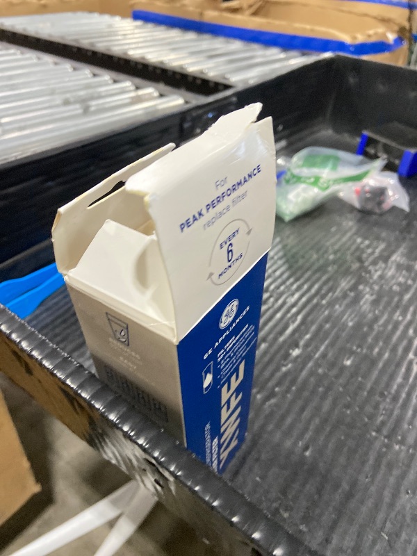 Photo 1 of GE XWFE™ Refrigerator Water Filter, Genuine Replacement Filter, Certified to Reduce Lead, Microplastics, PFOA/PFOS, and 50+ Other Impurities, Compatible with GE Appliances Brands, Pack of 1