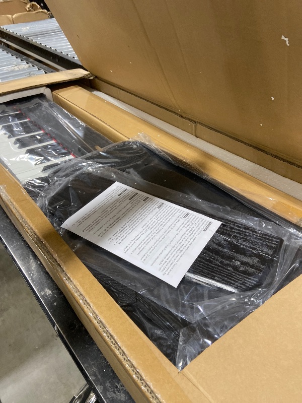 Photo 1 of 88 Key Digital Piano Keyboard,88 Key Full Size Weighted Hammer Action Electric Keyboard Piano with 200 Rhythms,200 Tones, Piano Keyboard with Stand, TriplePedal,Headphone, Carrying Bag