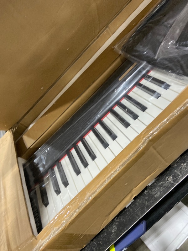 Photo 1 of 88 Key Digital Piano Keyboard,88 Key Full Size Weighted Hammer Action Electric Keyboard Piano with 200 Rhythms,200 Tones, Piano Keyboard with Stand, TriplePedal,Headphone, Carrying Bag