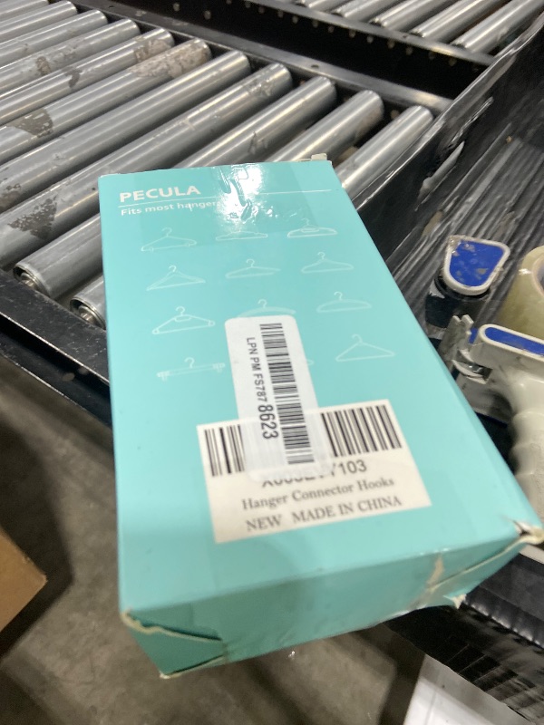 Photo 1 of 100 PCS Hanger Connector Hooks, Hangers Space Saving, Hanger Clips for Plastic Hangers(5 Color)