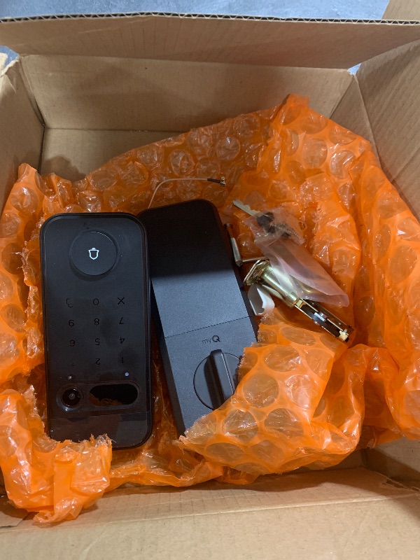 Photo 1 of myQ Secure View™ 3-in-1 Smart Lock with 2K HDR Video Doorbell Camera, Face Access, Fingerprint Access, PIN & App Control — Intelligent Entry with Built-in Camera, Color Night Vision & Two-Way Audio