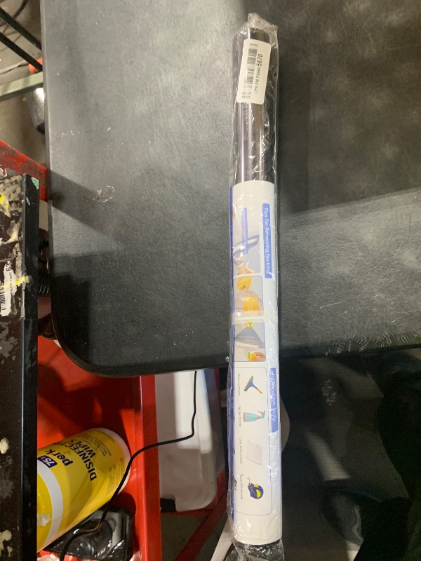 Photo 1 of KESPEN Window Privacy Film One Way Daytime Privacy Static Cling Sun Blocking Anti UV Reflective Window Tint for Home and Office, Black-Silver, 17.5 Inch X 6.5 Feet