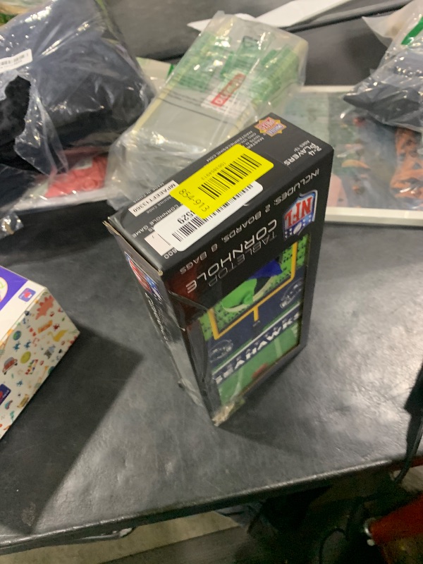 Photo 1 of MasterPieces NFL Seattle Seahawks Tabletop Cornhole Game for Adults - Indoor Play