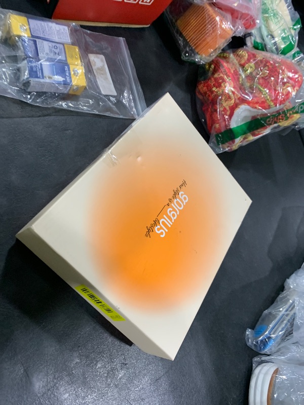 Photo 1 of GORGIUS Glueless Wavy Wig with Bangs Burgundy Synthetic Curtain Bang Wig with Realistic Scalp 22 Inch