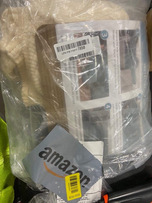 Photo 1 of Turquoize 3 Piece Sofa Covers for 2 Cushion Couch Sofa Slipcover Soft Couch Cover for Dogs-Washable Sofa Furniture Cover with 2 Individual Cushion Covers, Thick Jacquard Fabric (Loveseat, Cream)