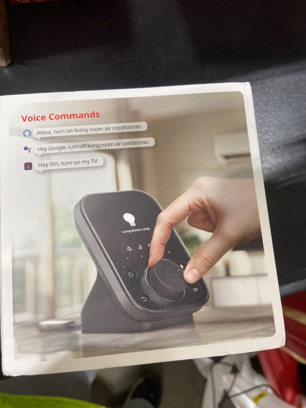 Photo 1 of SwitchBot Hub 3 (3rd Gen), Smart Home Hub with 2.4" IPS Screen & Knob Control, WiFi Thermometer Hygrometer, IR Remote (Matter/Bluetooth 200m), Alexa/Google/Apple Home Compatible