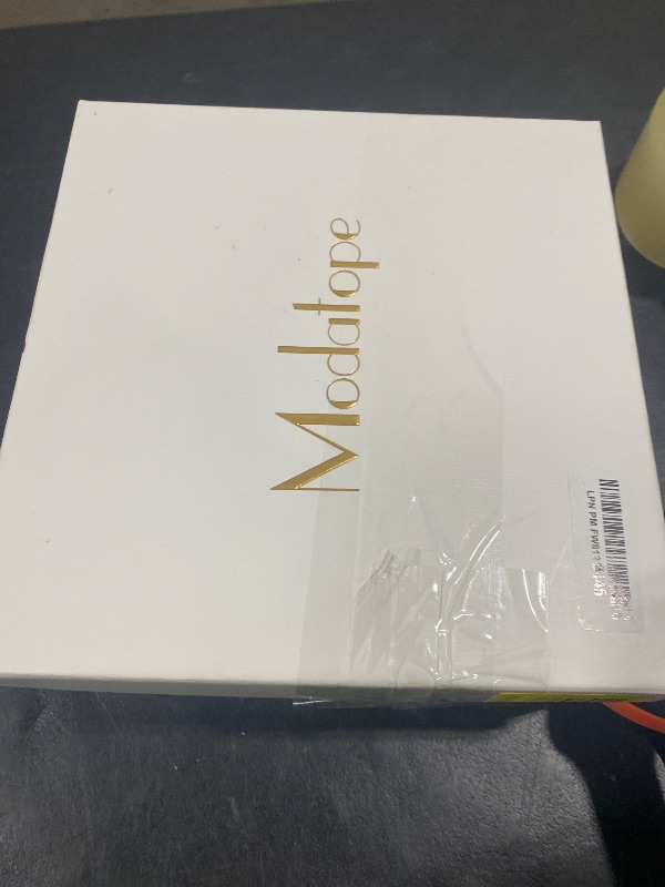 Photo 1 of Modatope Black Fold Over Knee High Pointed Chunky Heeled Tall Long Boots for Women Size 7.5