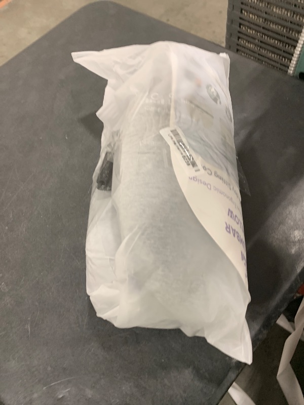 Photo 1 of C CUSHION LAB Extra Dense Lumbar Pillow - Patented Ergonomic Multi-Region Firm Back Support for Lower Back Pain Relief - Lumbar Support Cushion with Strap for Office Chair, Car, Sofa, Plane - Grey