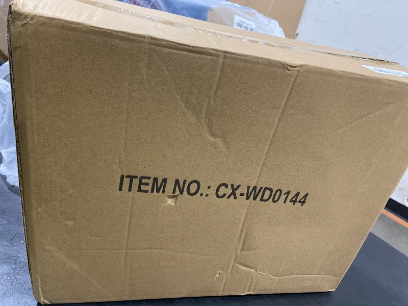 Photo 1 of TIMRIS Set of 3 Rustic Wood Nesting Crates, Farmhouse Wooden Storage Container Boxes with Cutout Handles, Decorative Wooden Baskets for Display (Rustic Gray)