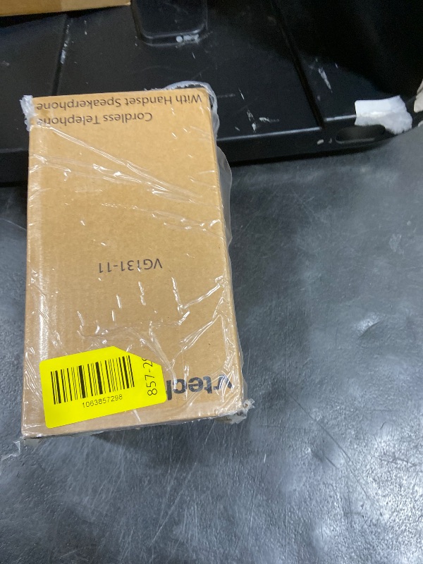 Photo 1 of VTech Cordless Phone with DECT 6.0, Full-Duplex Speakerphone, Lighted Display, Backlit Keypad, Caller ID/Call Waiting, Volume Control, Hearing Aid Compatible, Wall Mount | VG131-11 (Black)