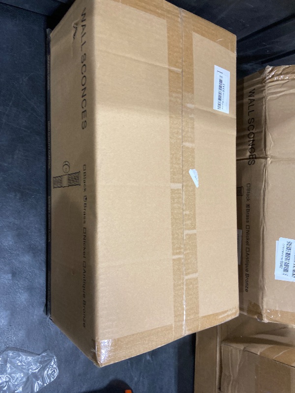 Photo 1 of ECOBRT Modern Brushed Brass Vanity Light Fixture - Dual Glass Rods Wall Sconce for Bathroom, Double Light Socket E12 Candelabra Base, Mirror Vanity Lighting (Bulbs Not Included)