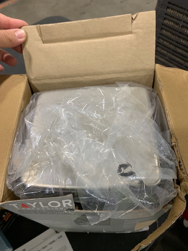 Photo 1 of Taylor Mechanical Portion Control Kitchen Scale, Food Scale for Precise Weight Measuring and Portion Control, Rotating Dial Tare Function, NSF, TS32 32OZ, Stainless Steel Platform