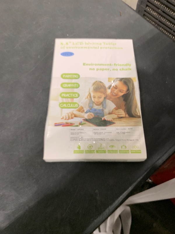 Photo 1 of [2 Pack] Genialba LCD Writing Tablet 8.5-Inch Colorful Doodle Board, Toddler Learning Educational Toys Gifts for 3-8 Years Old Girls and Boys, Electronic Drawing Pad for Kids (Pink&Blue)