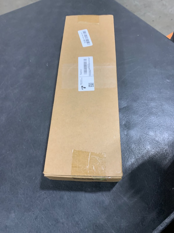 Photo 1 of **INCOMPLETE** Wood Curtain Rods For Windows 48 to 84 Inches: 1 Inch Diameter Heavy-Duty Adjustable Decorative Imitation Wood Grain Curtain Rod Square Striped Finials, For Bedrooms And Living Rooms