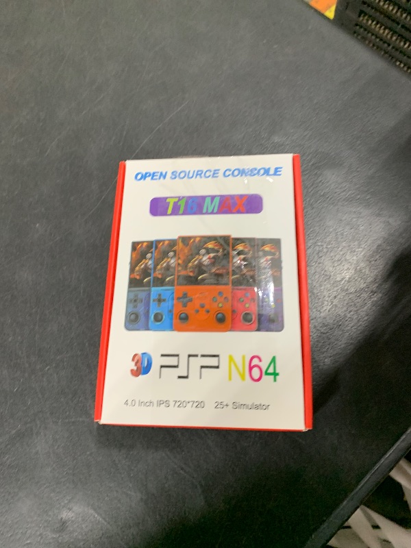 Photo 1 of S600 Retro Handheld Game Console - 4.0 Inch IPS Display, 128GB Memory, Over 18,000 Classic Games, 3500mAh Battery, Perfect for Retro Gaming Addicts and Portable Fun, Black