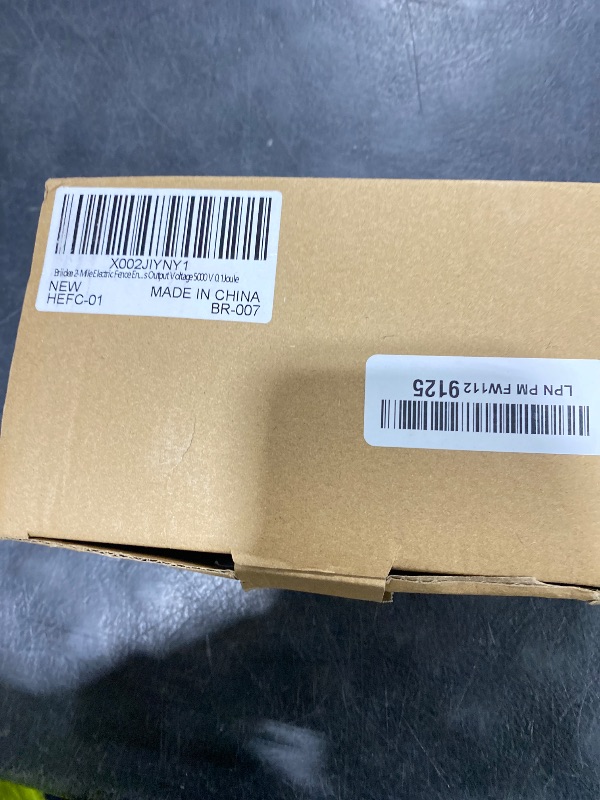 Photo 1 of Briidea 2-Mile Electric Fence Energizer for Preventing Wild Animals Intruding 8 Acres Output Voltage 5000 V 0.1Joule