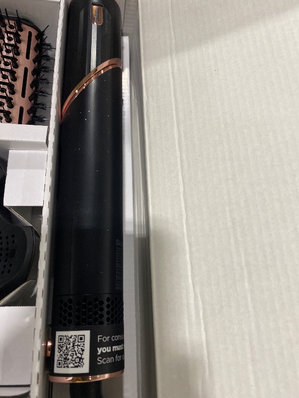 Photo 1 of Shark Hair Dryer | FlexStyle Hair Styling System | Portable & Powerful Blow Dryer Brush | Hair Curler & Volumizer | 6 Styling Tools Included | Best for All Hair Types | Black | HD440BK