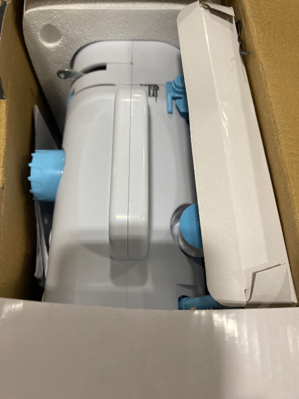 Photo 1 of Sewing Machine for Beginners, mini Electric Sewing Machine with Dual Speed, 12 Built-in Stitches, Foot Pedal and 42-Piece Sewing Kit for Home DIY Projects