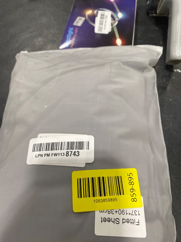 Photo 1 of Grounding Sheets, 20% Pure Silver Fiber + 80% Organic Cotton, Grounded Sheet Earth Connected Bedding Fitted Earth Sheets with Grounding Cord