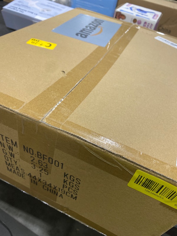 Photo 1 of 20'' Caged Ceiling Fans with Lights, Boho Flush Mount Ceiling Fan with Light, Rattan Bladeless with 6 Speeds, Low Profile Remote Control for Bedroom,Dining Room