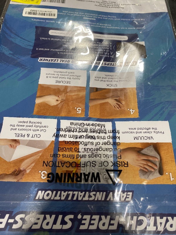 Photo 1 of 10 Pack Cat Scratch Furniture Protector Sheets – Matte Finish Couch & Sofa Guard from Cat Claws – Easy Apply, Removable, with Twist Pins (5 XL + 5 Large)