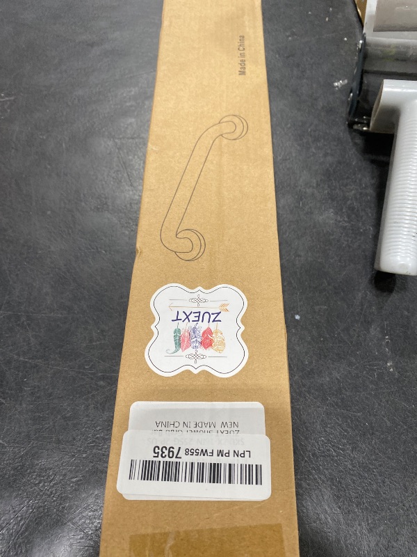 Photo 1 of 2 Pack 16 Inch Shower Grab Bar Satin Brushed Nickel, ZUEXT Stainless Steel Safety Grab Bar Handle, Bathroom Balance Bar, Safety Hand Rail Support - Handicap, Elderly, Injury, Senior Assist Bath Handle