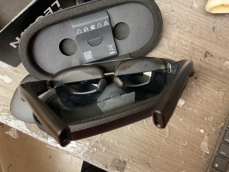 Photo 1 of Lenovo Legion Glasses Gen 2 - Micro-OLED Personal Wearable Monitor for Gaming & Movies, FHD 120Hz Plug-and-Play Display for Lenovo Legion Go & USB-C Devices, High-Fidelity Audio & Privacy