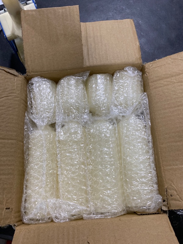 Photo 1 of Veiuwa 18 Pcs Ivory Pillar Candles Bulk Set?2x3 2x6 2x8 Inch - 12 Each Size?Hurricane Candles?Dripless Unscented Smokeless?Gives You a Better Atmosphere When Organizing Wedding or Event Party.