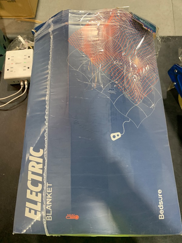 Photo 1 of Bedsure Electric Blanket Queen Size - Thick Striped Flannel Electric Blanket with Dual Control, Heating with 10 Heat Settings & 10 Time Settings, 8 hrs Timer Auto Shut Off (84x90 inches, White)