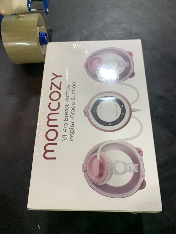Photo 1 of Momcozy Breast Pump V1 Pro Hospital-Grade, Hands-Free & Portable Wearable Pump, Upgraded Electric Pump with 3 Fine-Tuned Rhythms|15 Levels, Come with Leak-Proof DoubleFit Flange, Cozy Red.