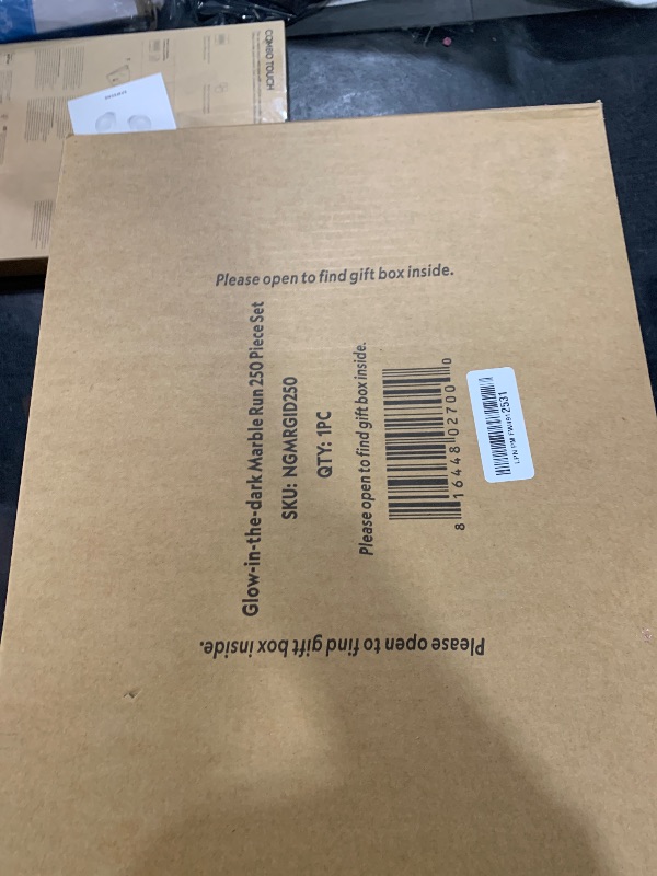 Photo 1 of NATIONAL GEOGRAPHIC Glowing Marble Run – 250 Piece Construction Set with 50 Glow in The Dark Glass Marbles & Storage Bag, STEM Gifts for Boys and Girls, Building Project Toy (Amazon Exclusive)