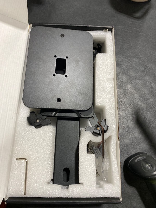 Photo 1 of AboveTEK Anti-Theft iPad Kiosk Stand, 360 Rotation & Adj. Height 8.3"–13.4", Heavy-Duty Steel & Aluminum, Fits 9.7"-13" Tablets, Security Retail POS Tablet Stand for Business & Commercial Use