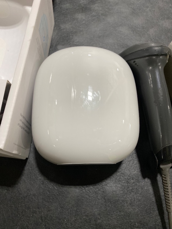 Photo 1 of Google Nest WiFi Pro - Wi-Fi 6E - Reliable Home Wi-Fi System with Fast Speed and Whole Home Coverage - Mesh Router - Snow