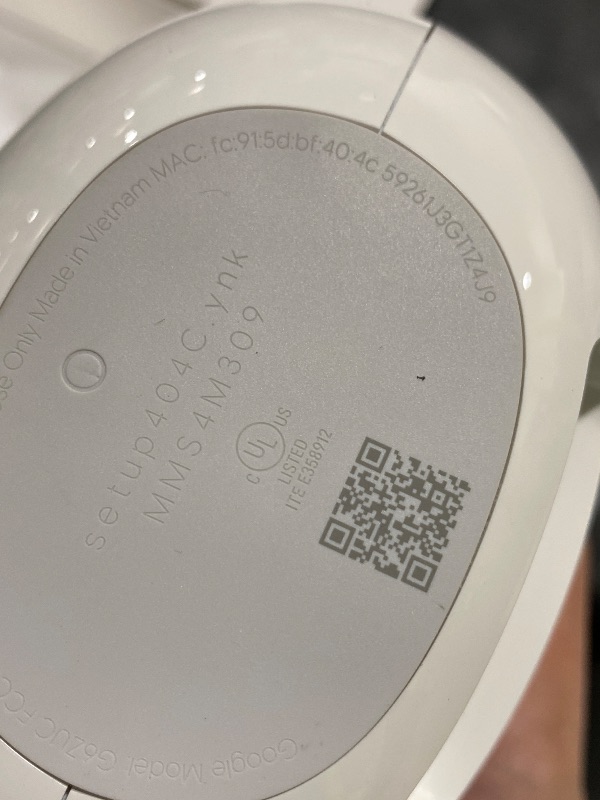 Photo 1 of Google Nest WiFi Pro - Wi-Fi 6E - Reliable Home Wi-Fi System with Fast Speed and Whole Home Coverage - Mesh Router - Snow