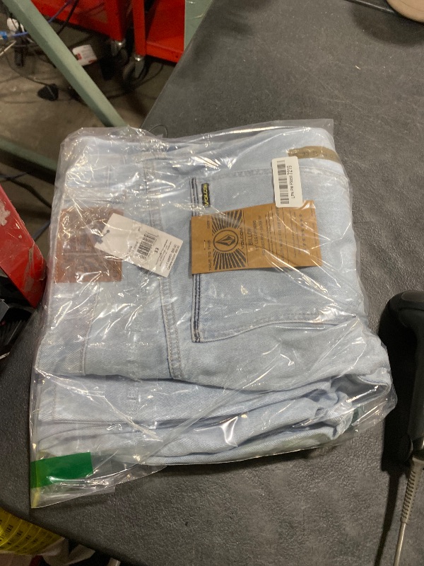 Photo 1 of Volcom Men's Billow Loose Fit Denim Jean Pant, Blue Fog, 33