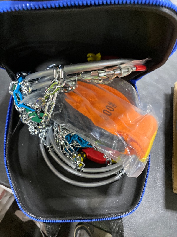 Photo 1 of Coco Bird Heavy Duty AutoFixing Snow Chains Tire Chains for Light Truck, SUV & Pickup, Self-Tightening Design for Easy Installation, Titanium Alloy for Superior Durability,Set of 2(HRV-265,Auto-Trac)