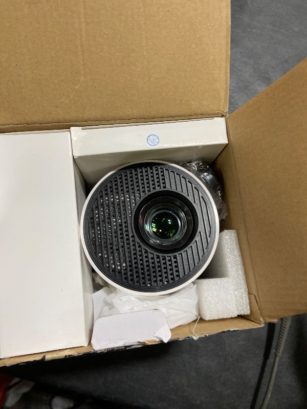 Photo 1 of ?Electric Focus?Mini Projector with WiFi 6 and Bluetooth 5.4, Smart Portable Projector 4k Support, 5W Soundbase Speaker, Auto Keystone 180° Rotation, Home Outdoor Movie Proyector HY300Ultra