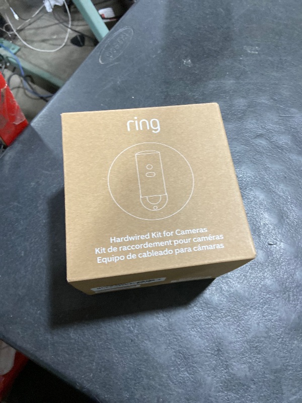 Photo 1 of Ring Hardwired Kit for Cams (Outdoor Cam Plus, Stick Up Cam Pro, Spotlight Cam Pro/Plus), Black