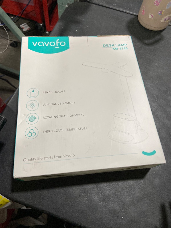 Photo 1 of UPLIFTDESK E7 LED Desk Lamp - Adjustable 3 Color Modes, Dimmable Home Office Desk Light for Standing Desk, Dual Monitors, Aluminum Task Lamp (Black Base)